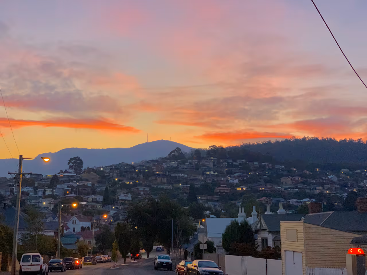 Mount stuart lookout in Hobart