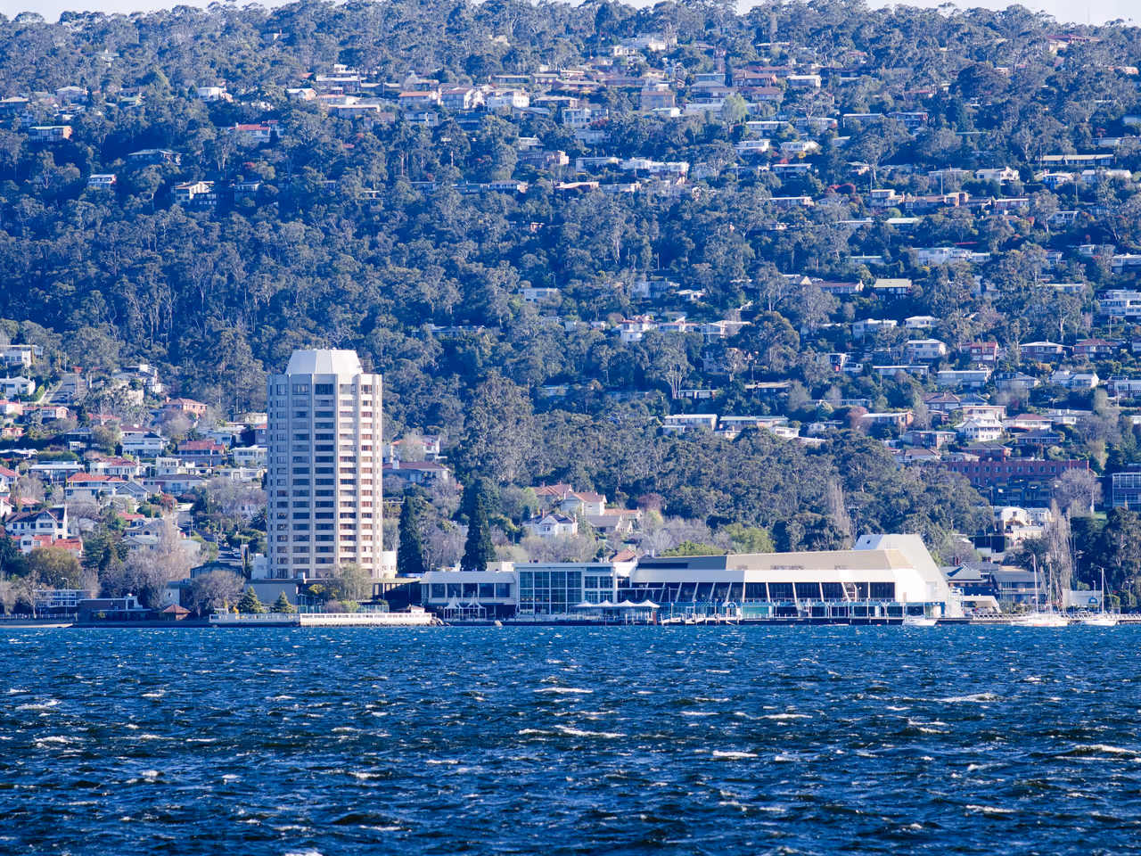 Wrest point revolving restaurant in Hobart