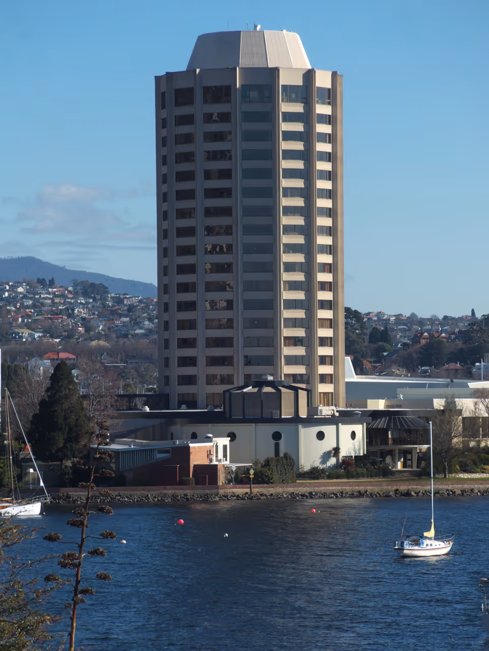 Wrest point revolving restaurant in Hobart