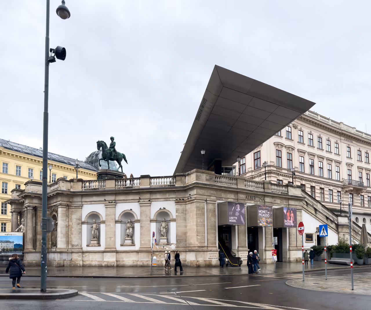 The albertina in Vienna