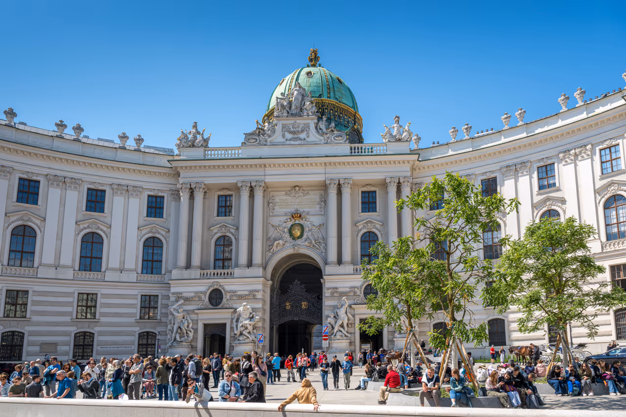 The hofburg in Vienna