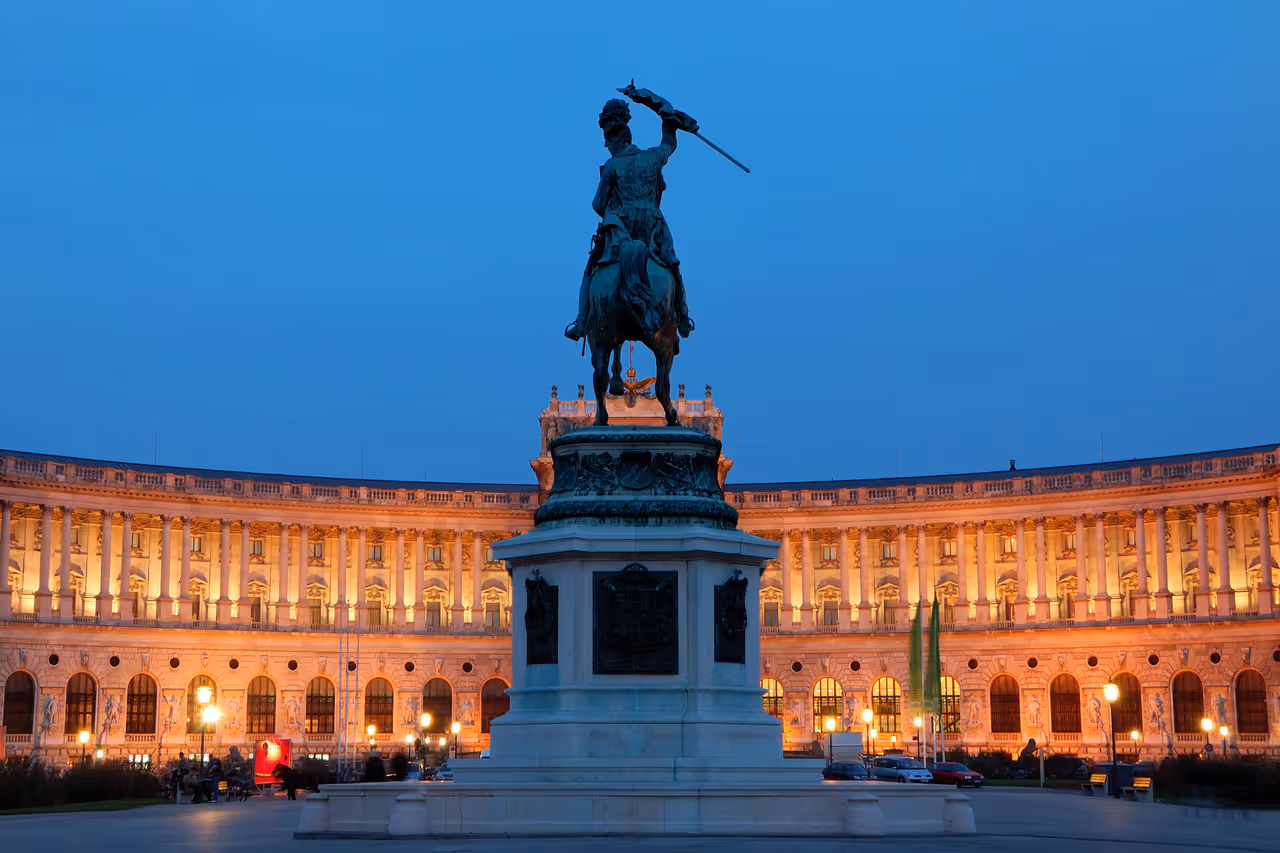 The hofburg in Vienna