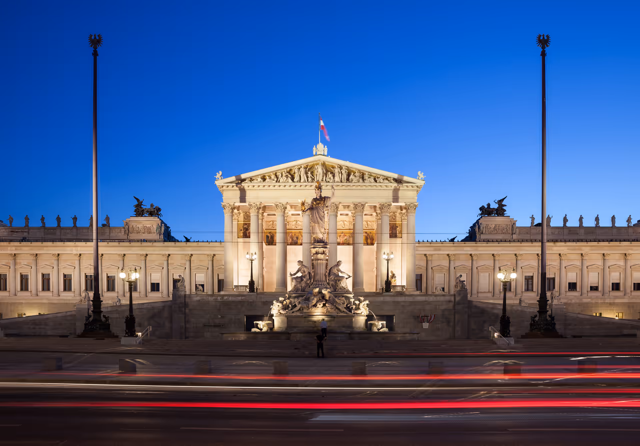 The imperial ring boulevard cycling in Vienna