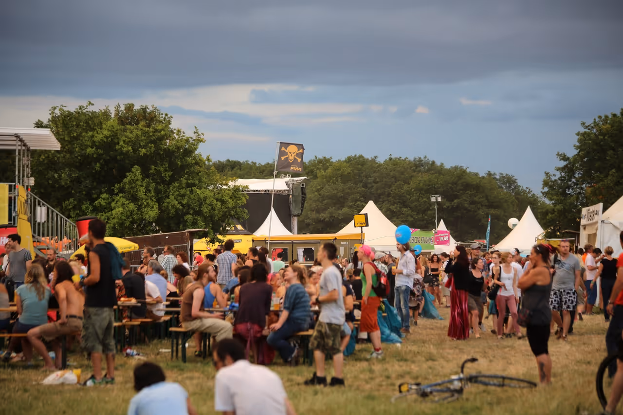 Danube island festival festival in Vienna
