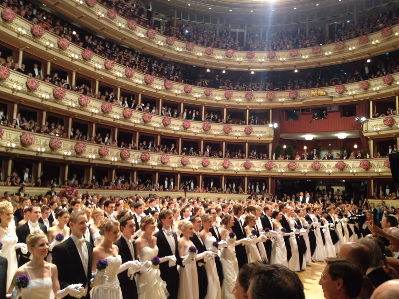 Opera ball festival in Vienna