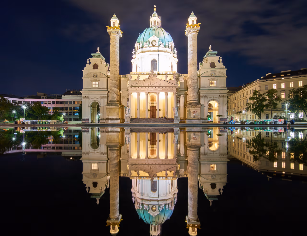St. charles church in Vienna