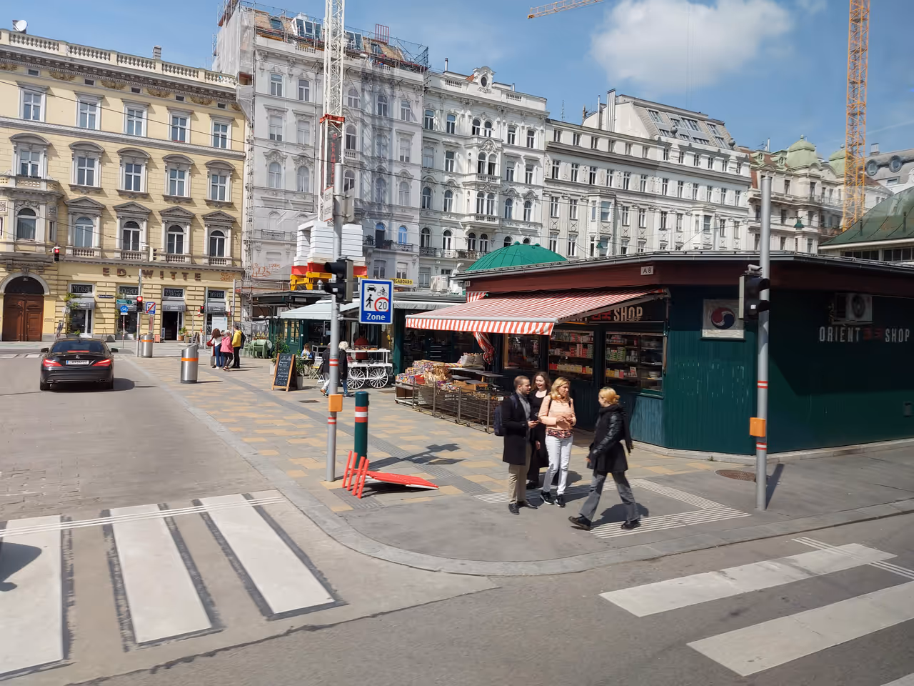 Naschmarkt market in Vienna
