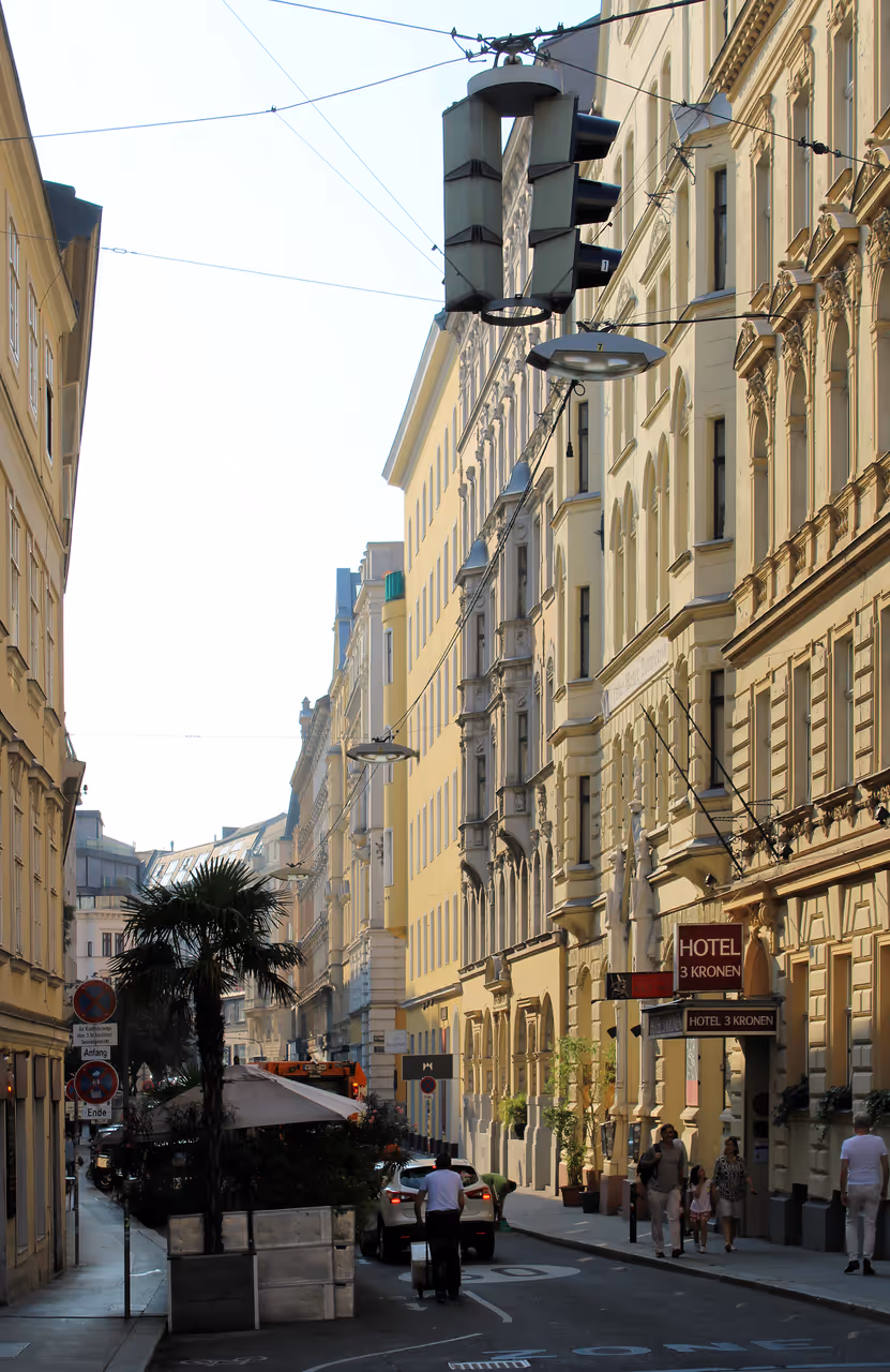 Freihaus quarter nightlife spot in Vienna