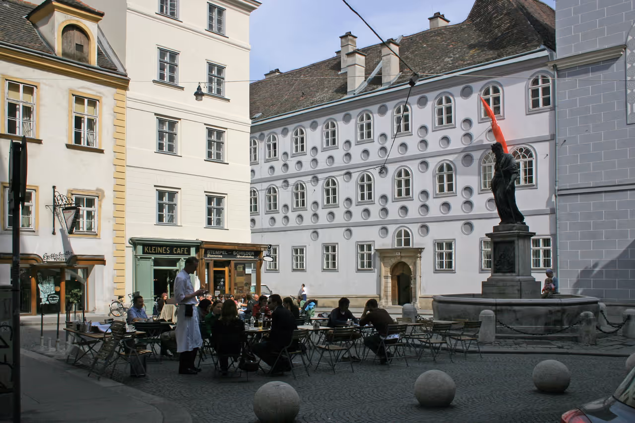 Franciscan square in Vienna