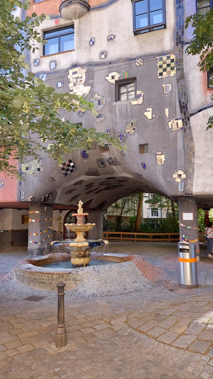 Hundertwasser village in Vienna