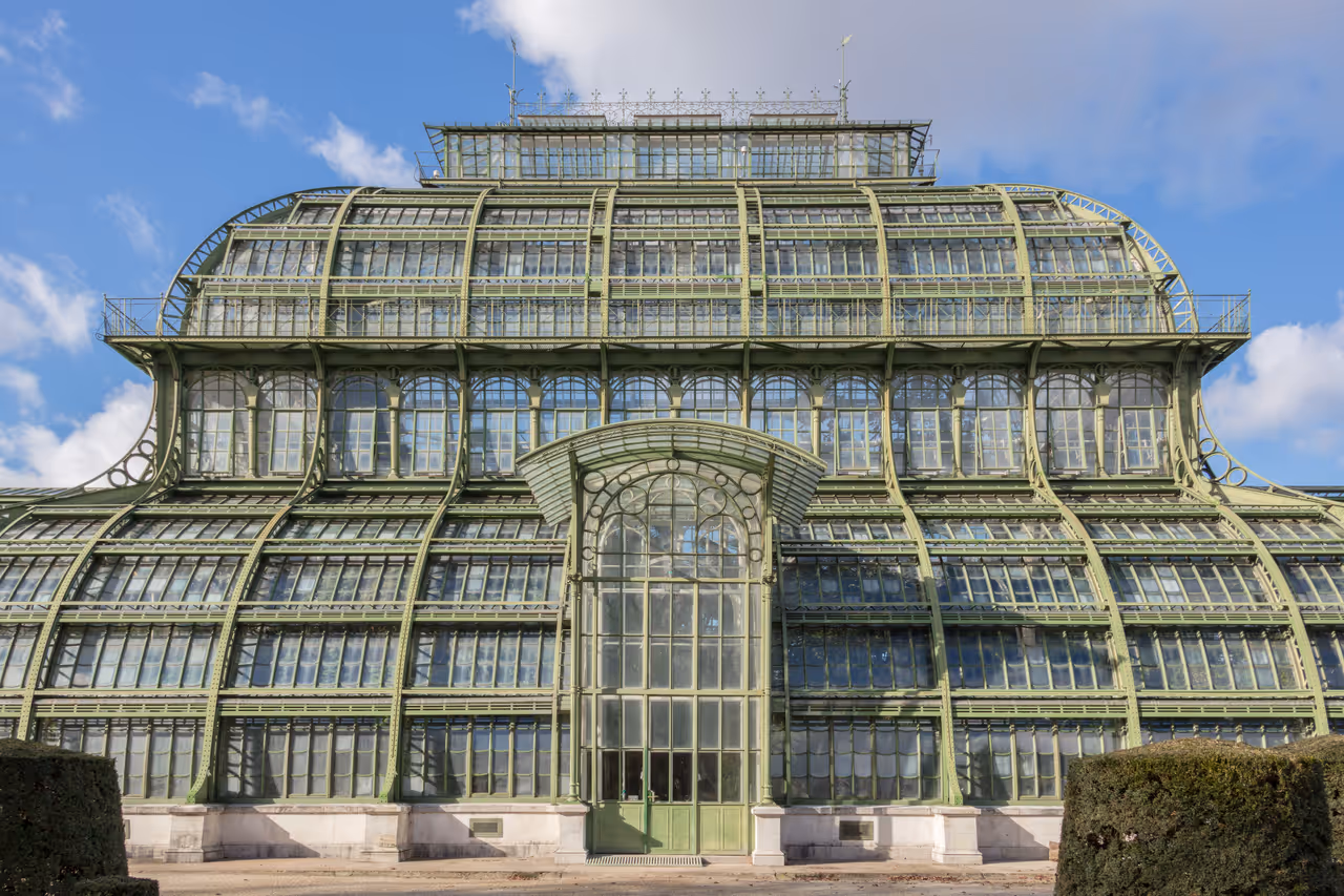 Palm house at schönbrunn in Vienna
