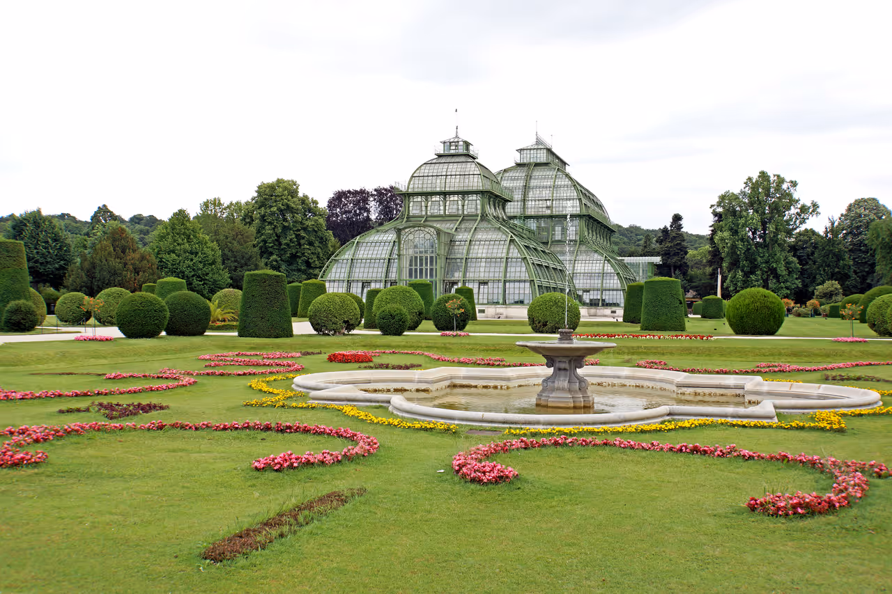 Palm house at schönbrunn in Vienna