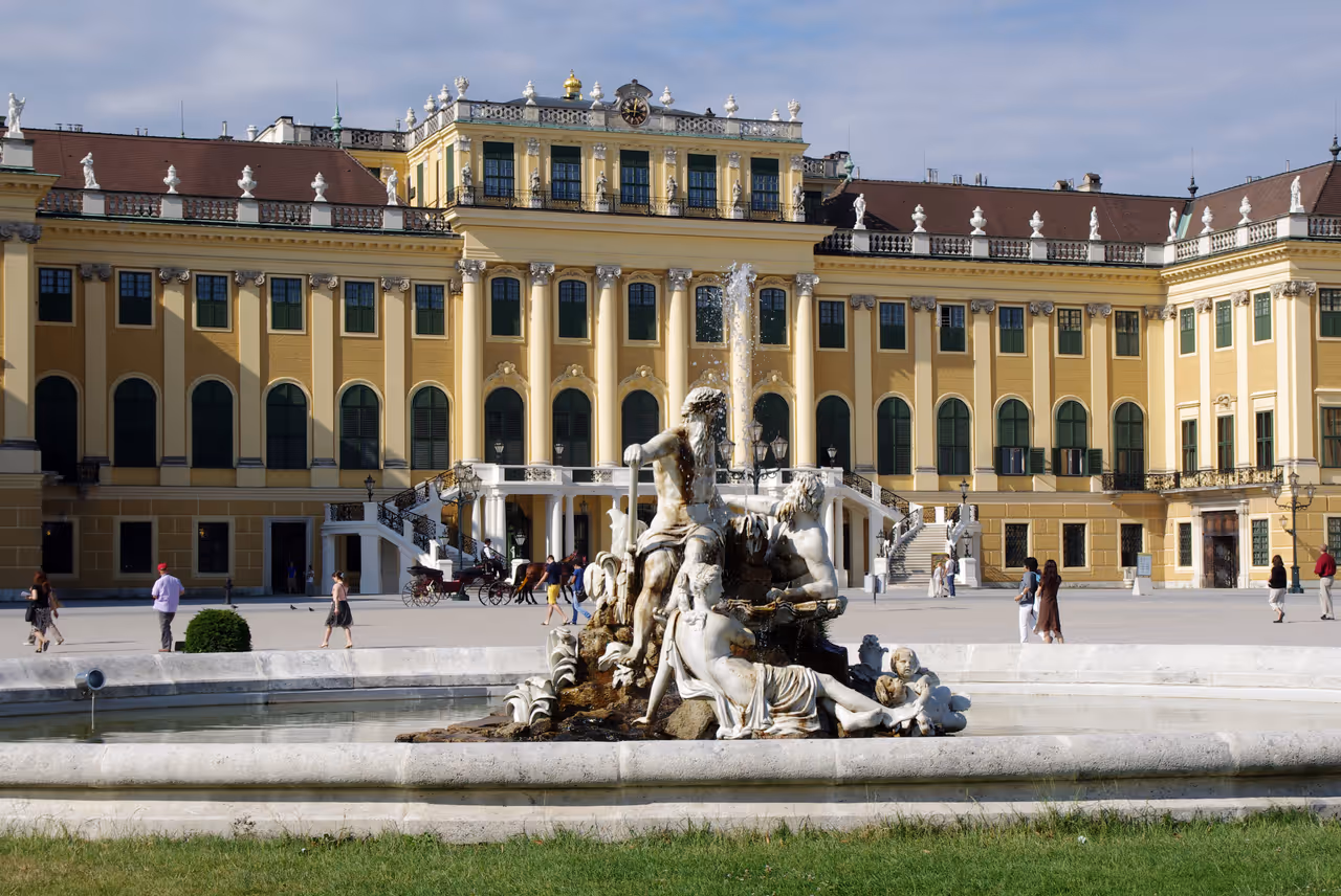Schönbrunn palace in Vienna