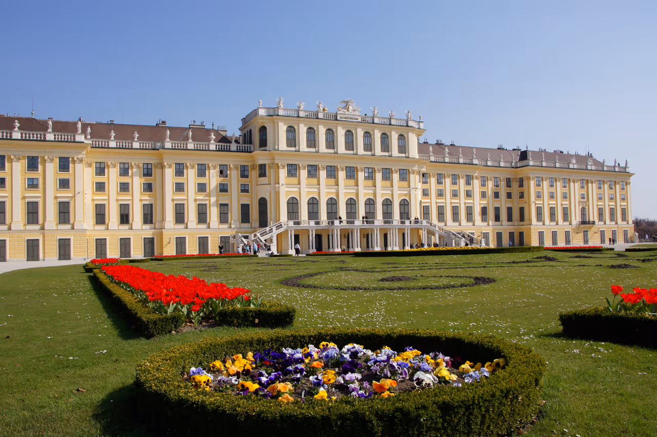 Schönbrunn palace in Vienna