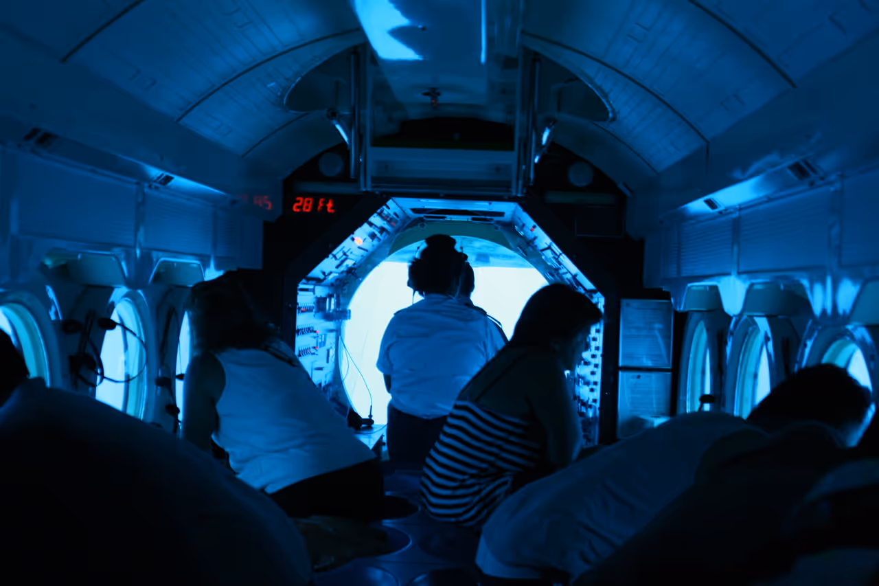 Atlantis submarine dives in Bridgetown