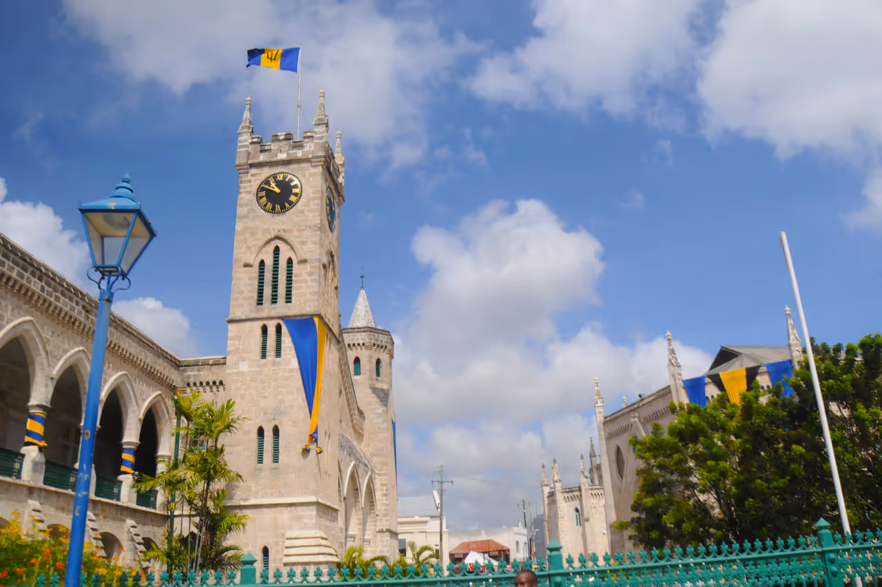 The parliament buildings in Bridgetown