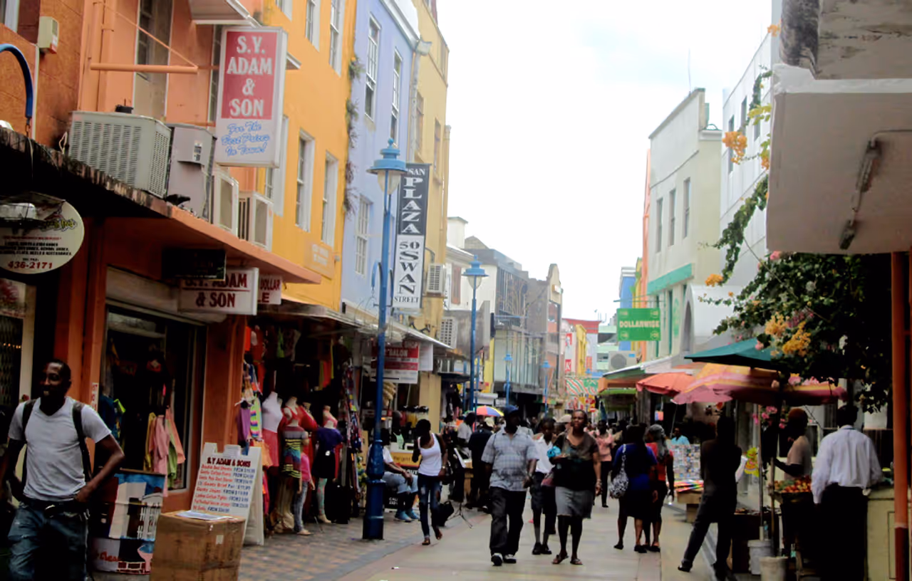 Wander down swan street free activity in Bridgetown