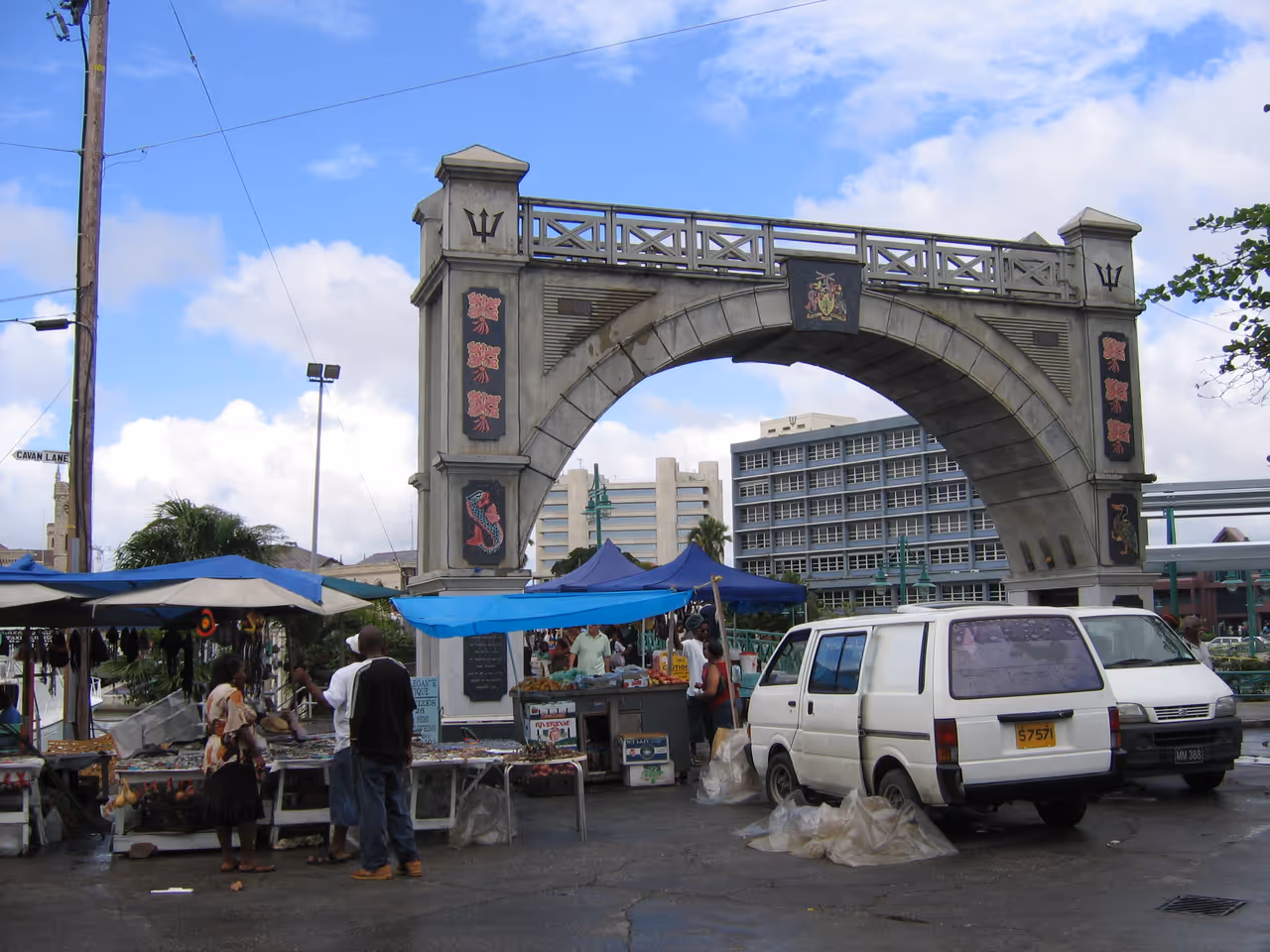 Independence arch in Bridgetown