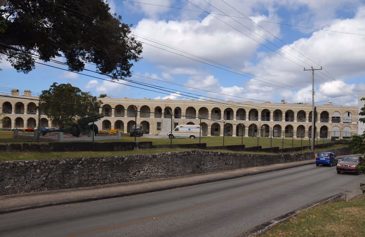Garrison historic area in Bridgetown