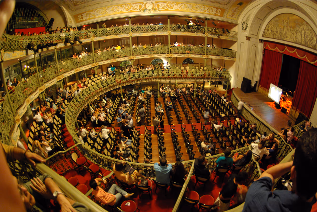 Admire the architectural splendour of theatro josé de alencar in Fortaleza