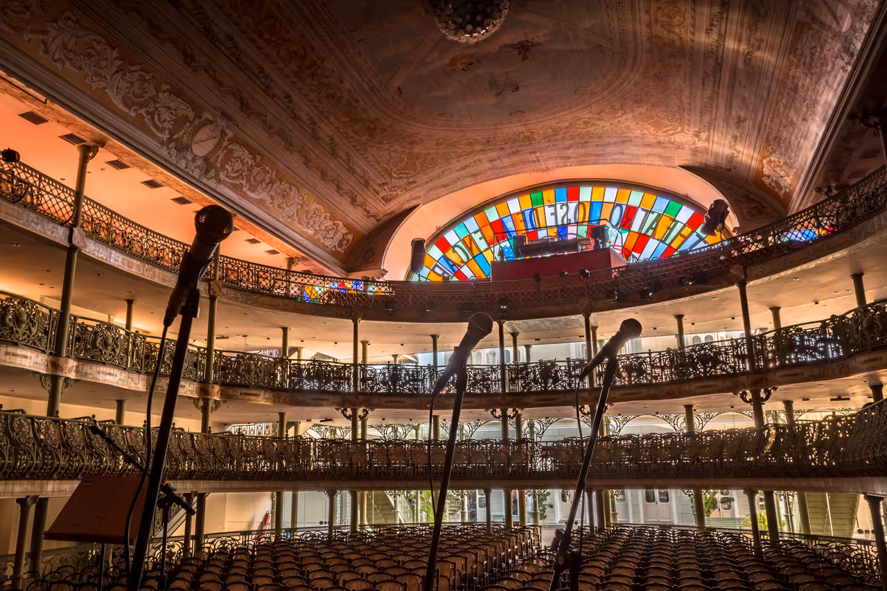 Admire the architectural splendour of theatro josé de alencar in Fortaleza