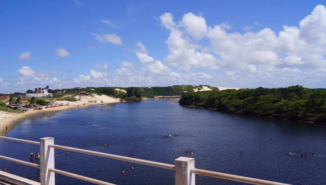 Ecological park trails cycling in Fortaleza