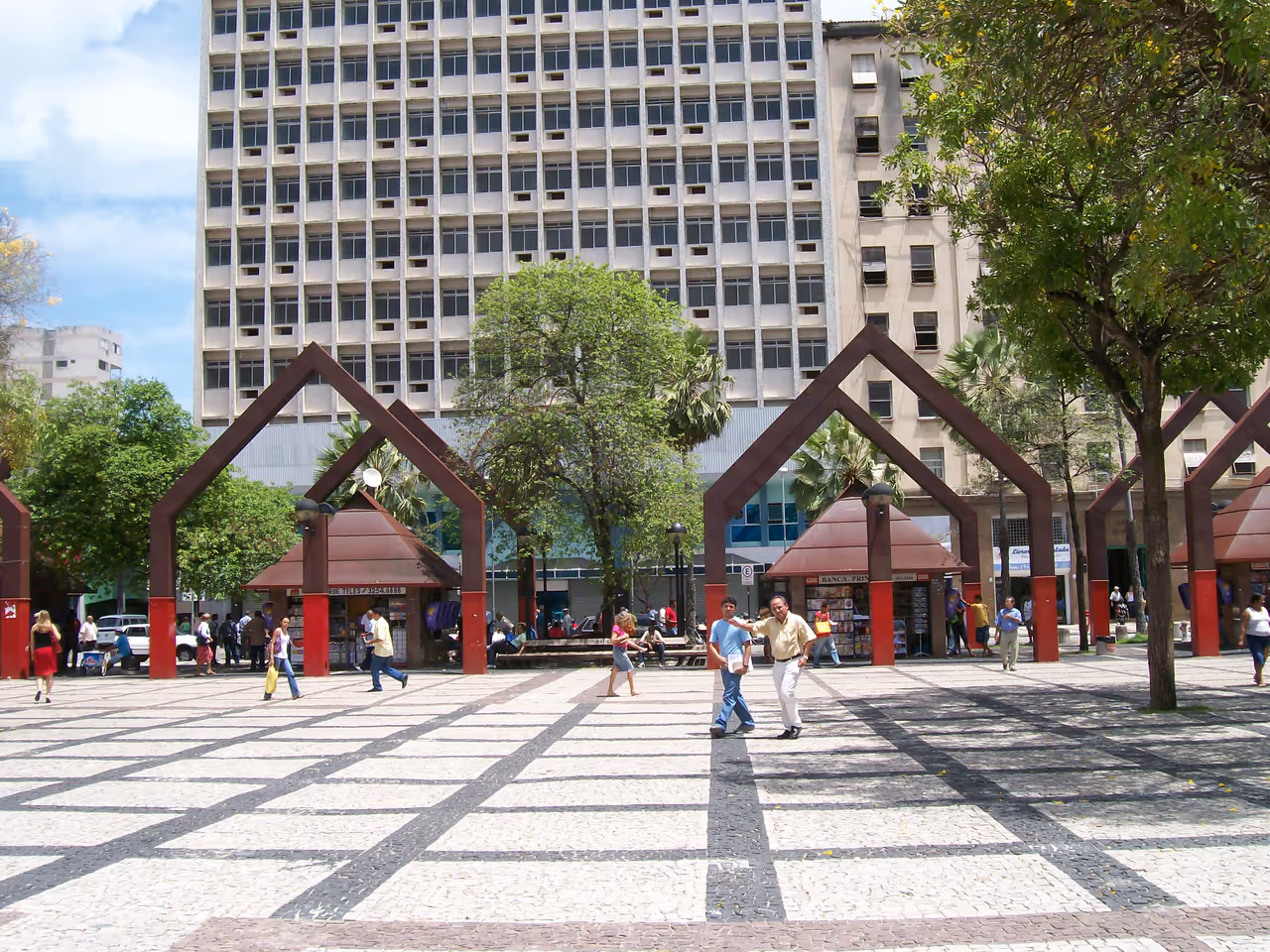 Ferreira square in Fortaleza