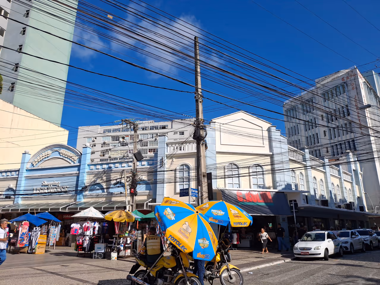 Ferreira square in Fortaleza