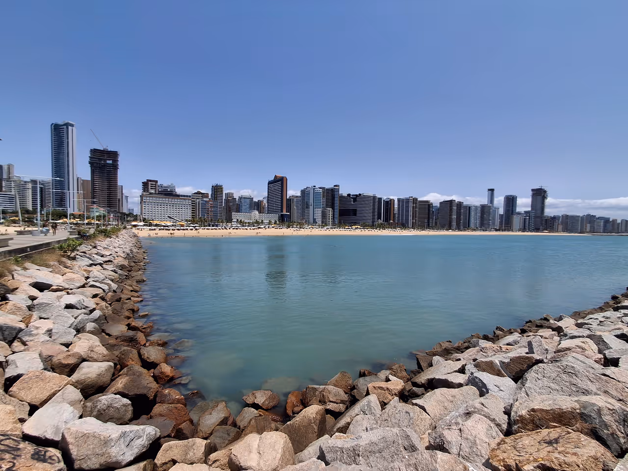 Meireles beach in Fortaleza
