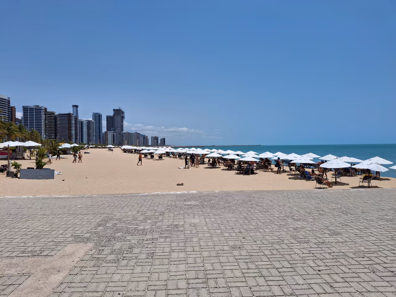 Meireles beach in Fortaleza