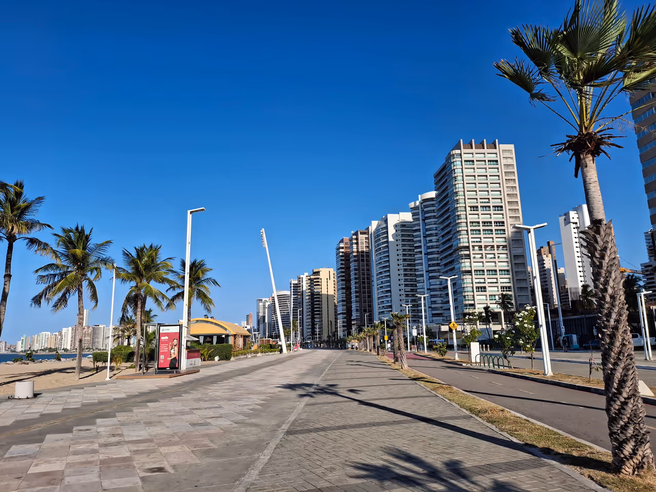Meireles beach in Fortaleza