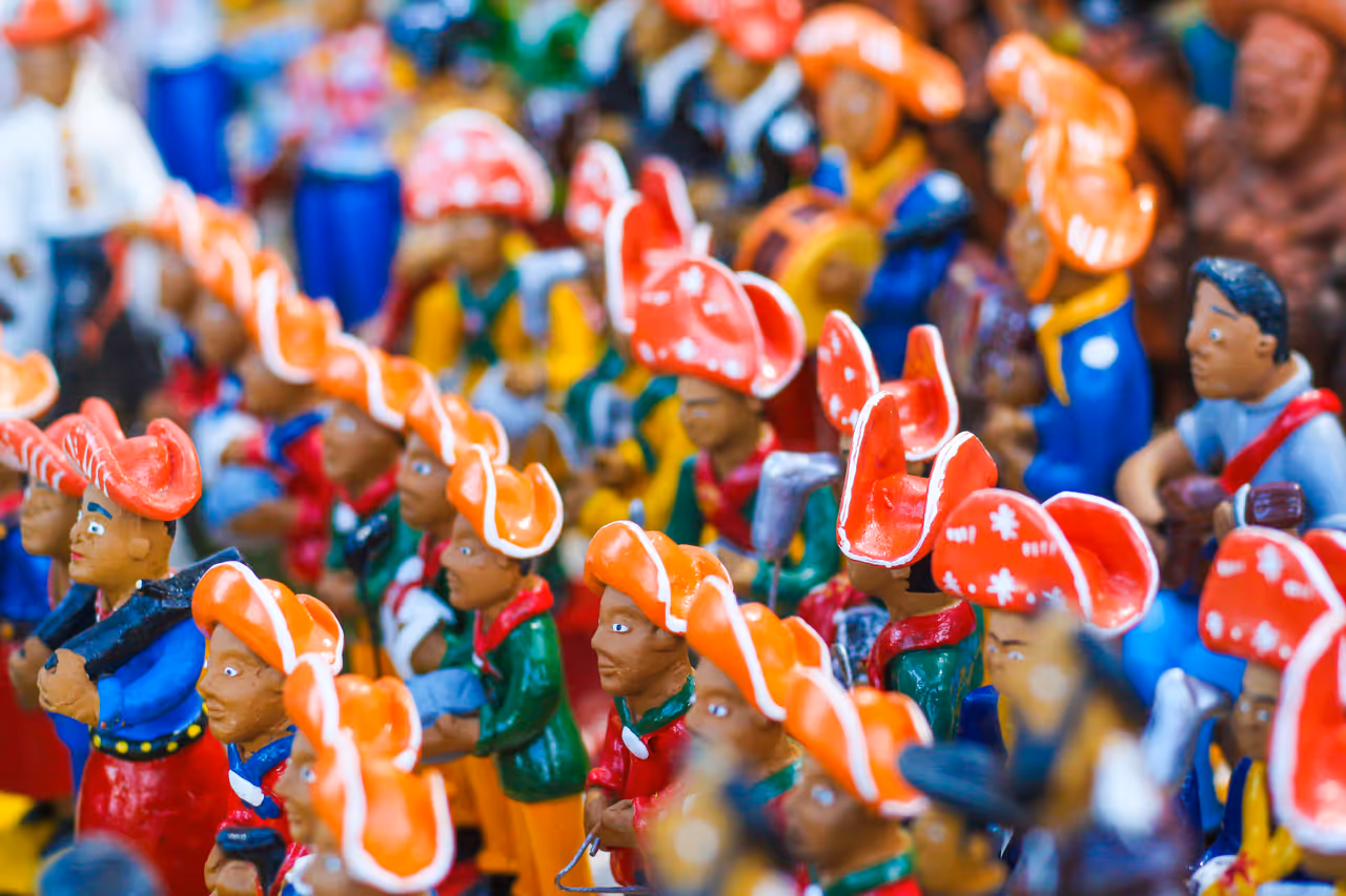 Beira mar craft fair market in Fortaleza