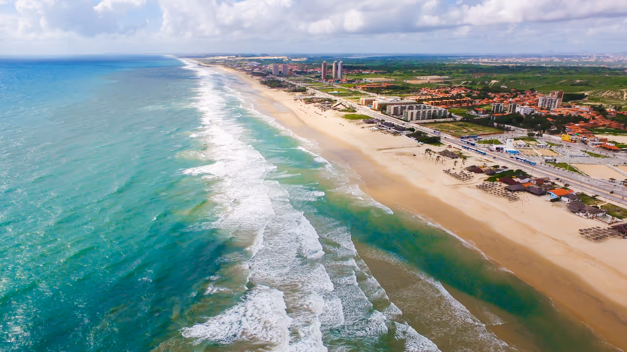 Futuro beach tents nightlife spot in Fortaleza
