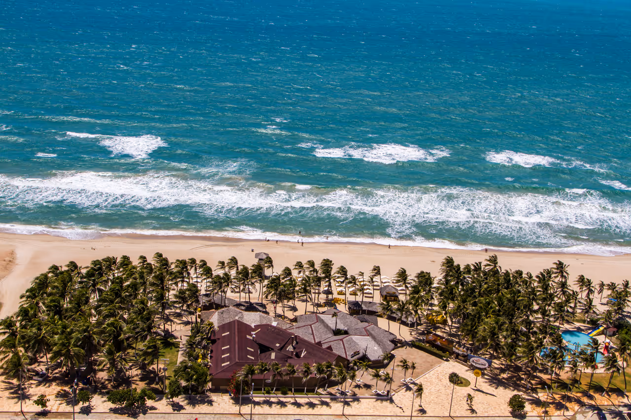 Futuro beach tents nightlife spot in Fortaleza