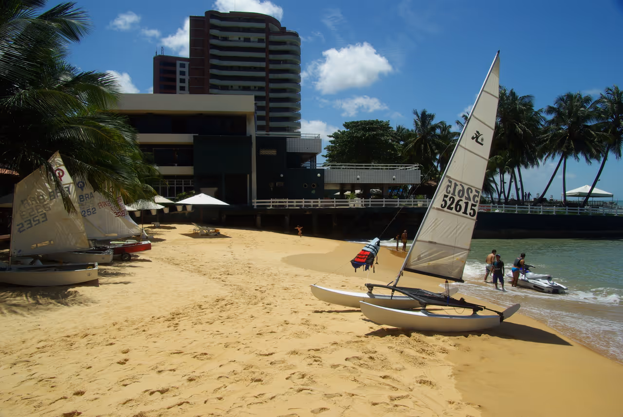 Mucuripe rafts in Fortaleza