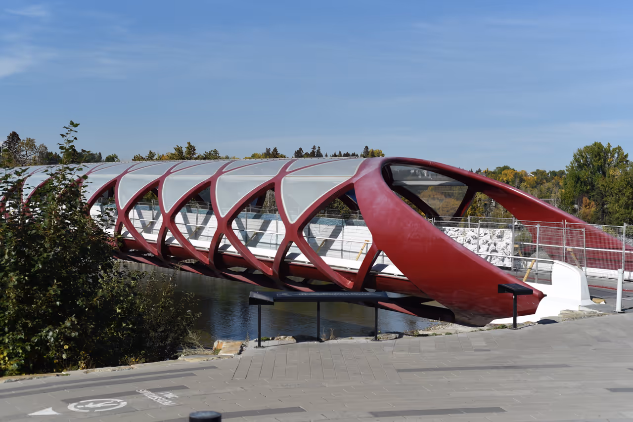 Peace bridge in Calgary