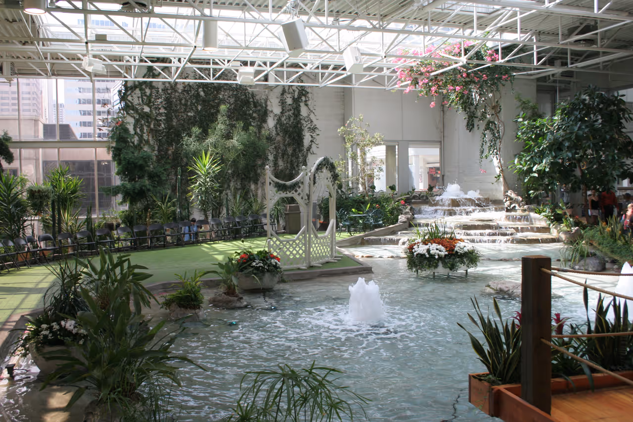 Devonian gardens in Calgary