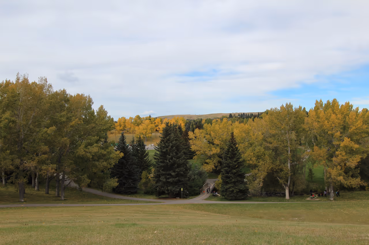 Confederation park in Calgary