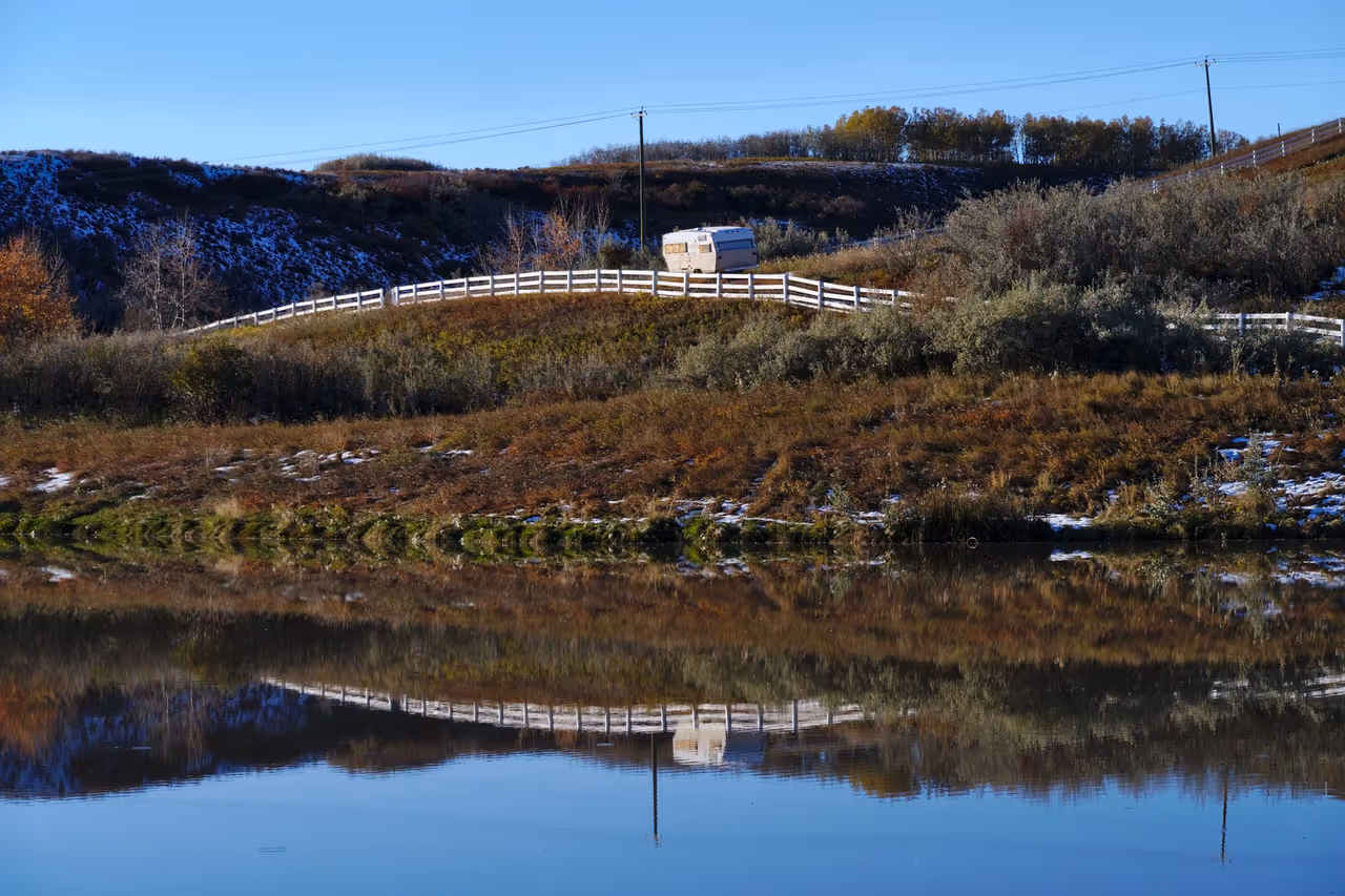 Fish creek provincial park in Calgary