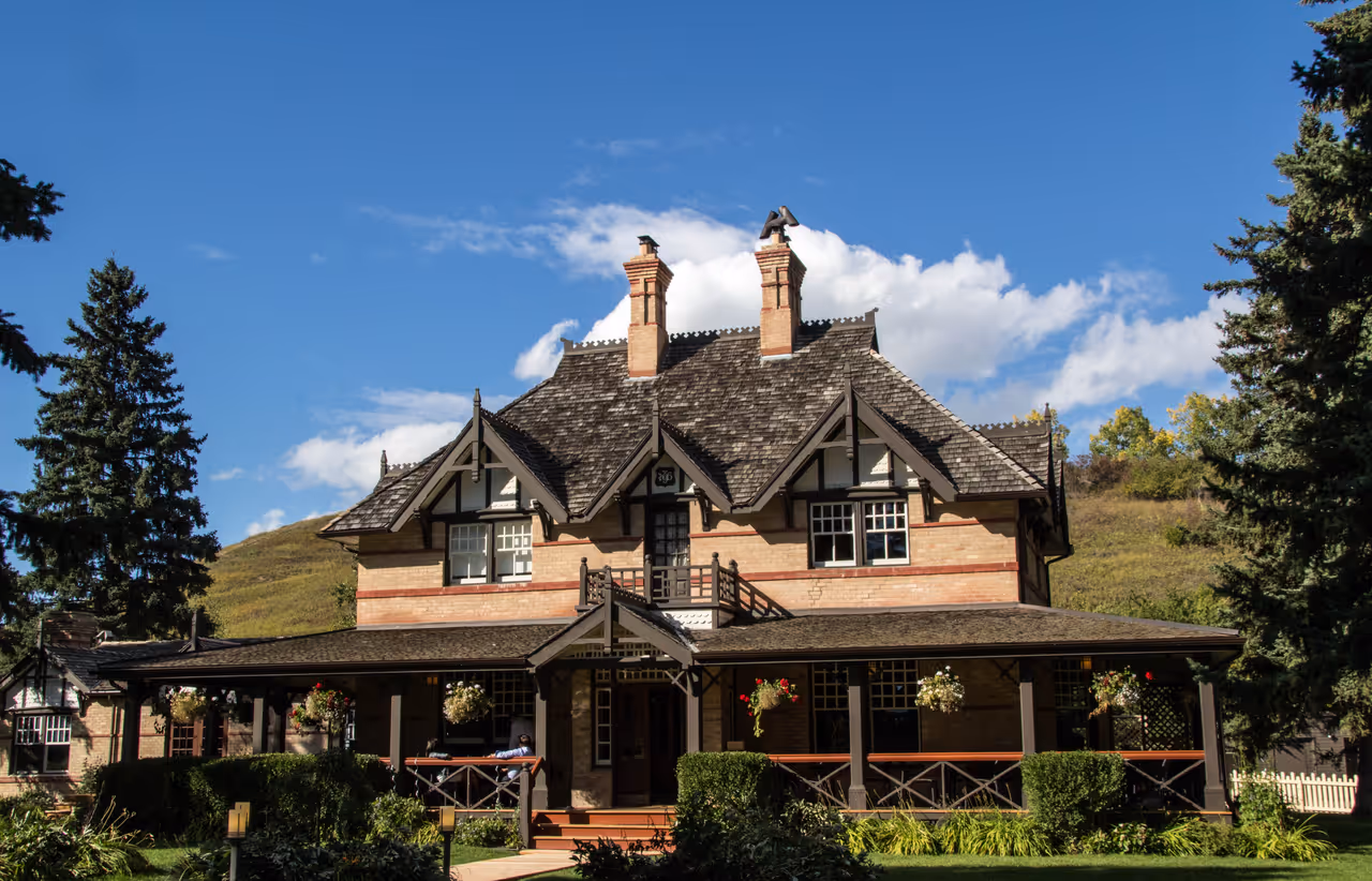 William Roper Hull Ranche House at Fish creek provincial park in Calgary