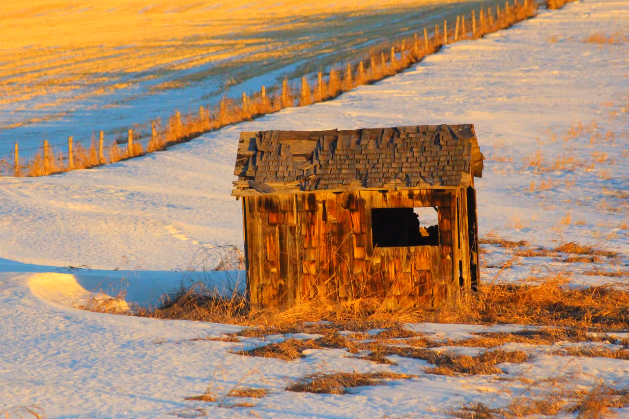 Nose hill park in Calgary