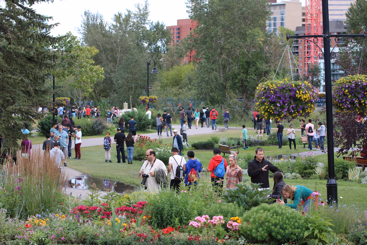Prince's island park in Calgary