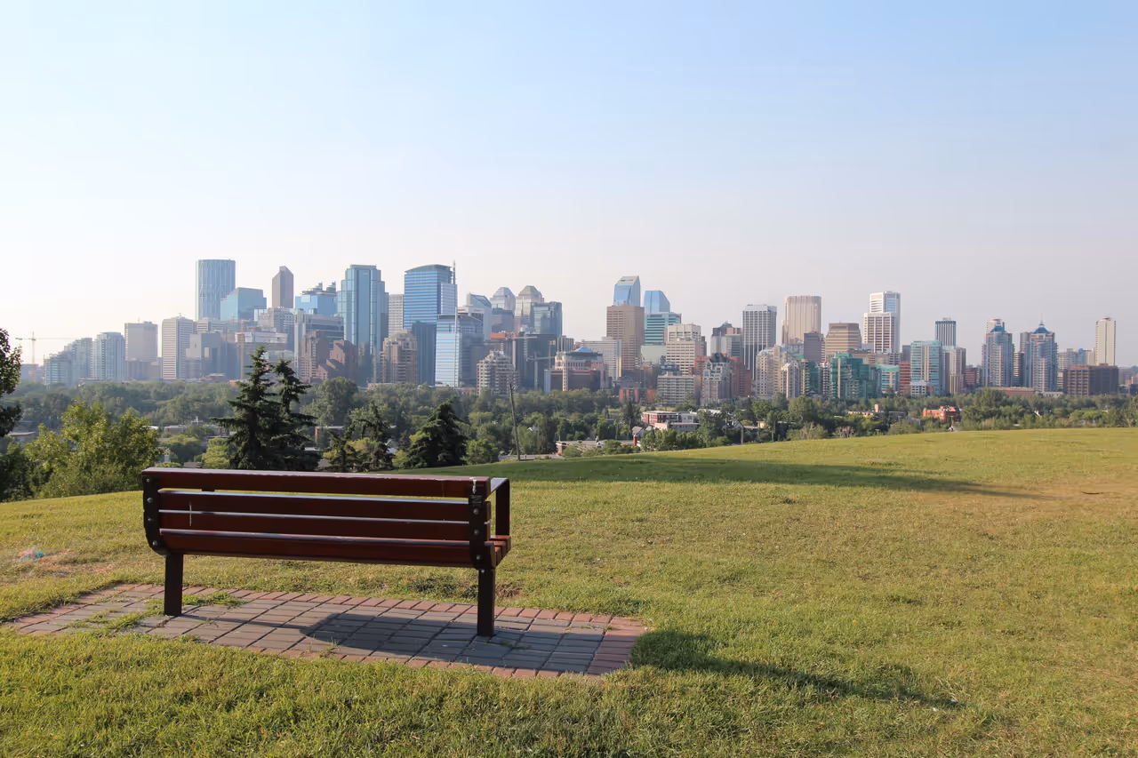 Mchugh bluff in Calgary