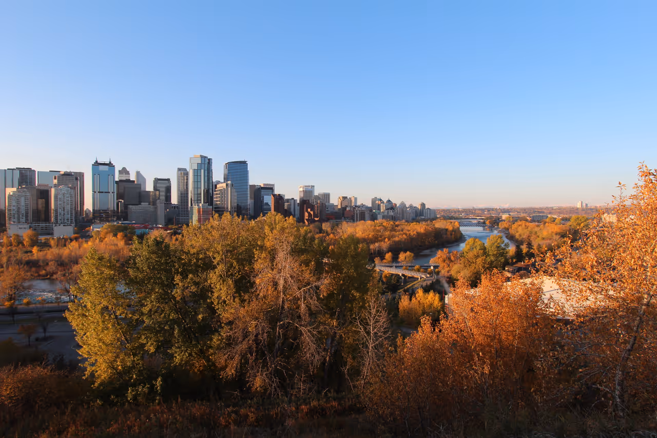 Mchugh bluff in Calgary