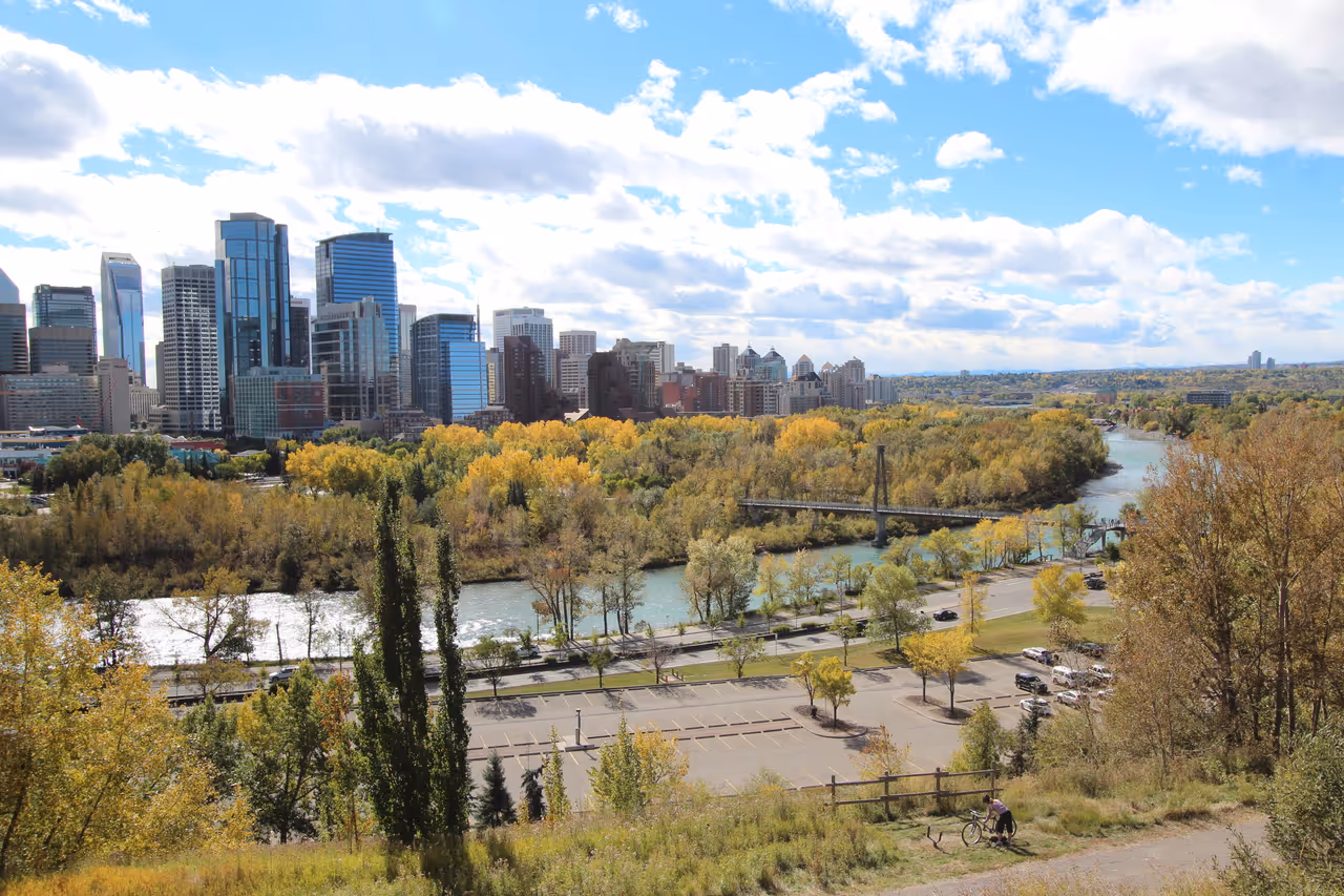 Mchugh bluff in Calgary