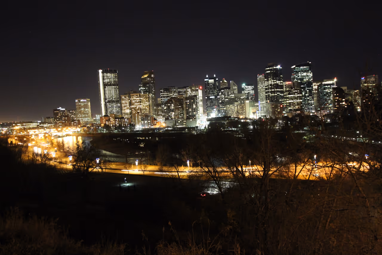 Crescent road viewpoint in Calgary