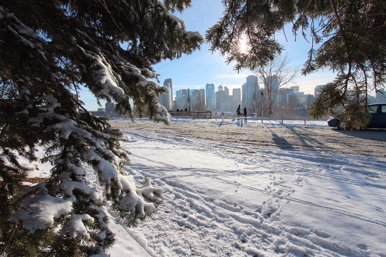 Crescent road viewpoint in Calgary