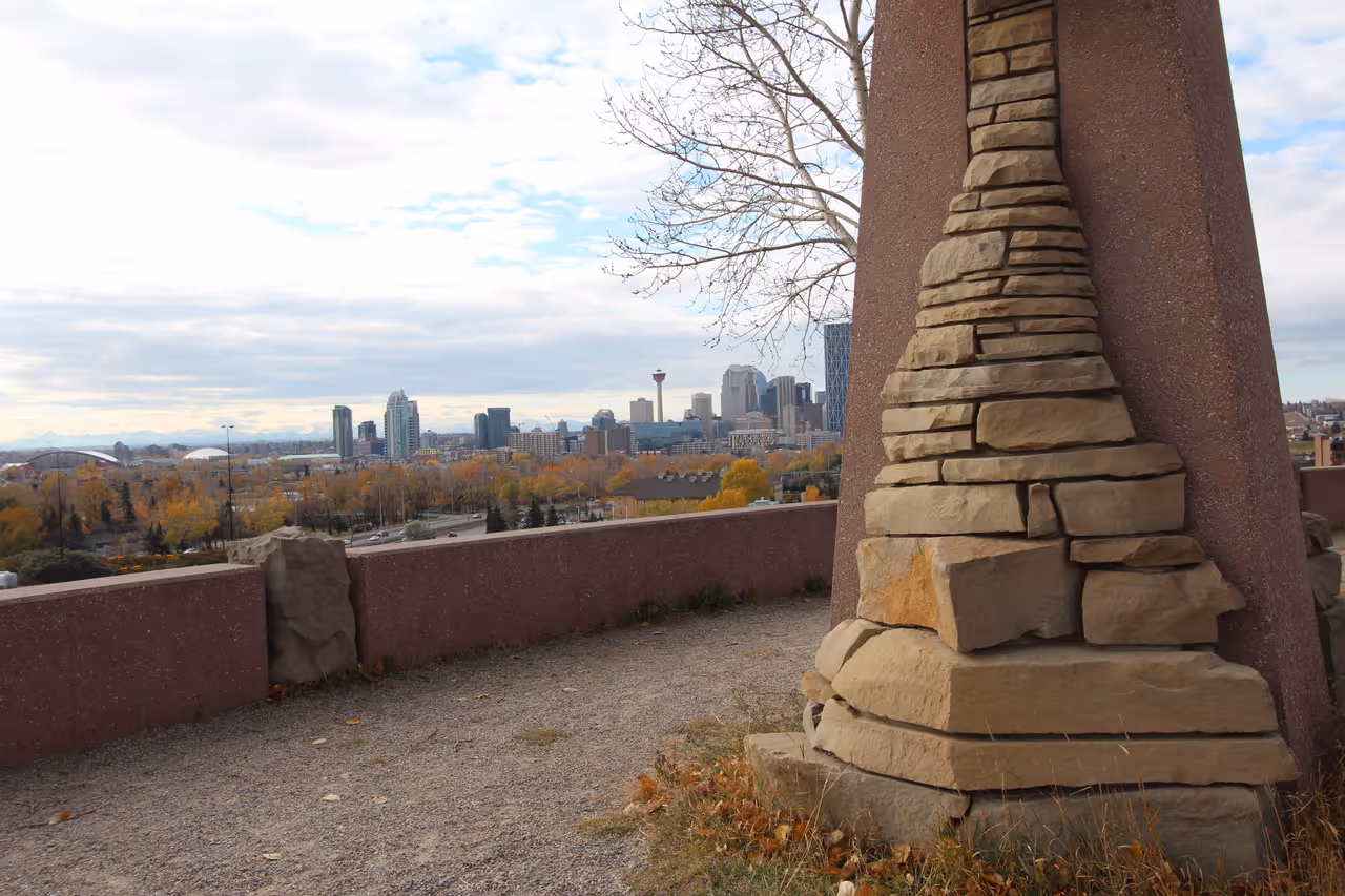 Tom campbell's hill in Calgary