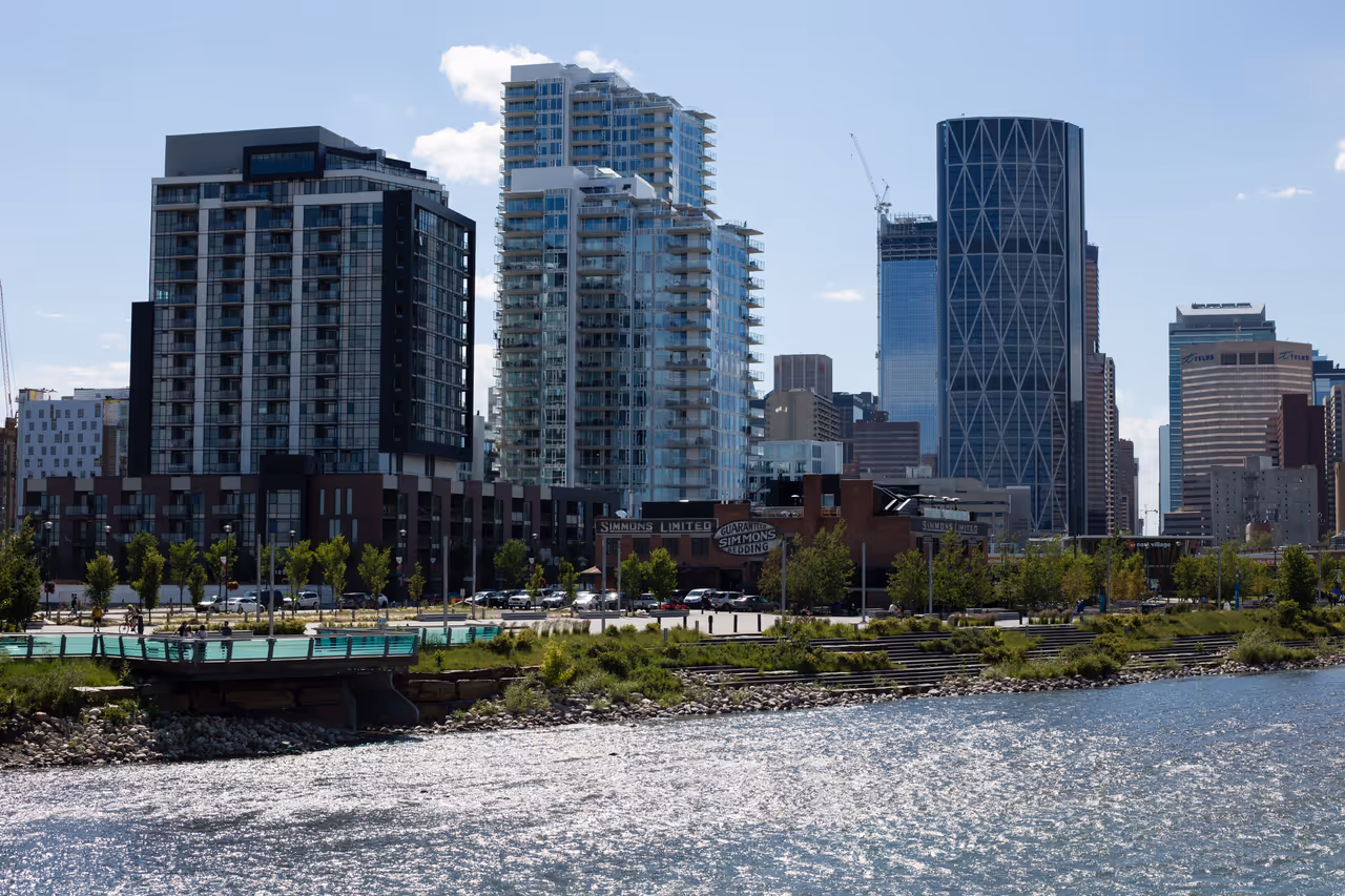 St. patrick's island walk stroll in Calgary