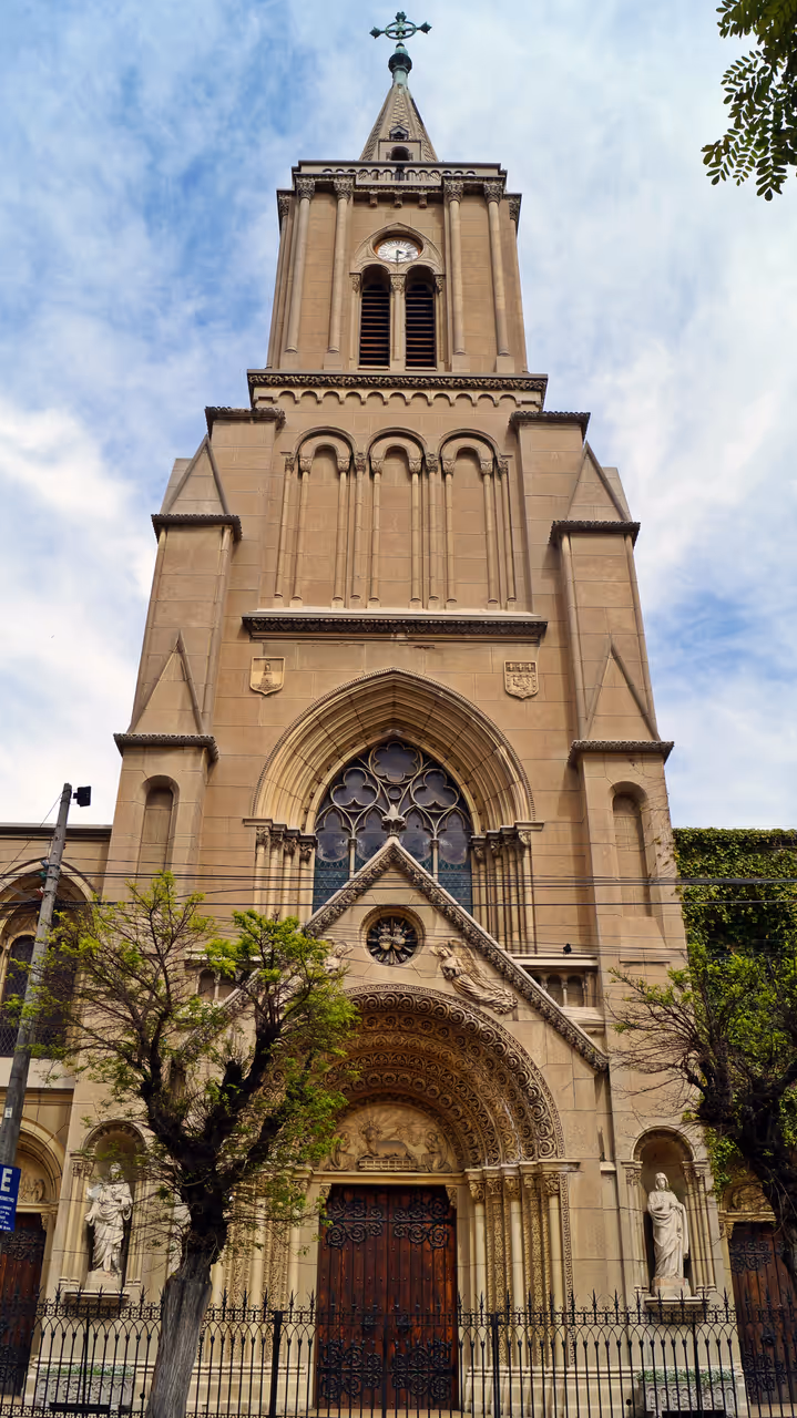 Sacred hearts church in Valparaíso